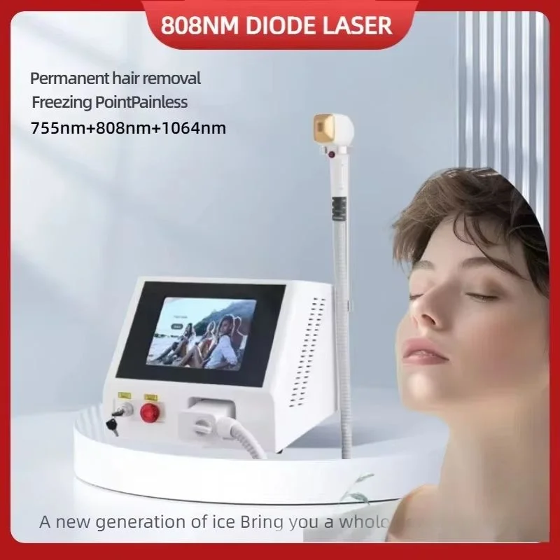 

Professional 3000W semiconductor laser hair removal machine, suitable for face, body, women and men