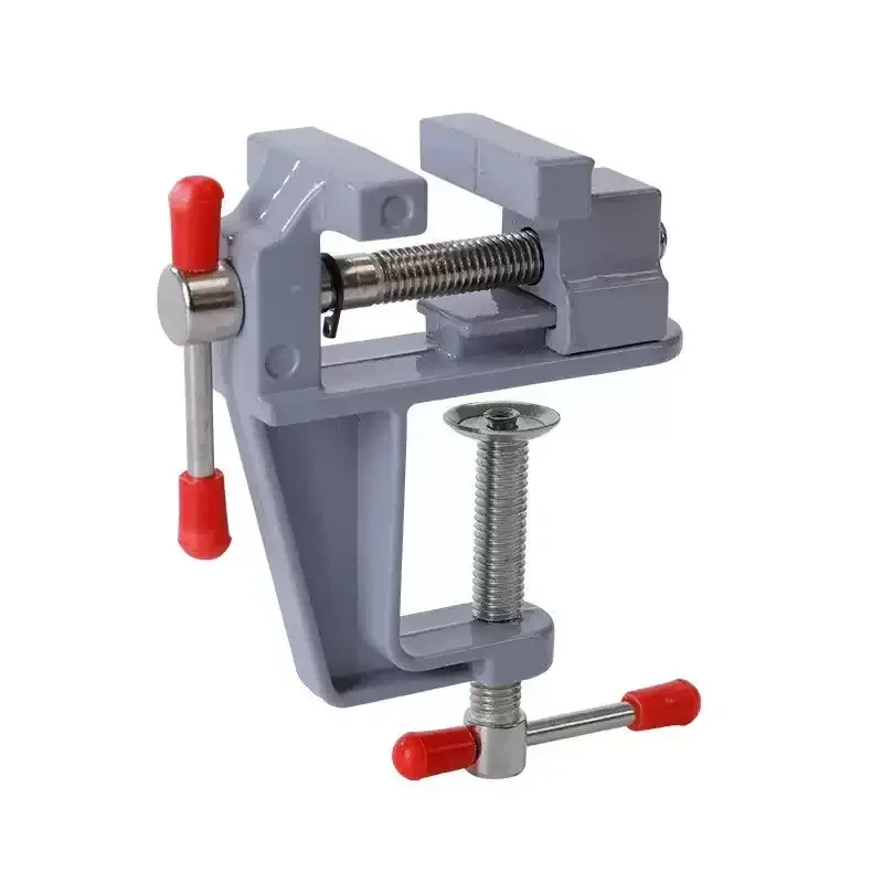 Mini Workbench Vise Multi functional Household Pliers Tiger Pliers Aluminum Mini Jewelry DIY Table Clamp Flat Pliers Fixing Tool view 3