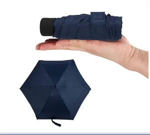 Ultralight Mini Folding Umbrella Portable Pocket Sun Rain Umbrella Windproof Compact Travel Parasol Sunscreen Umbrella Outdoor