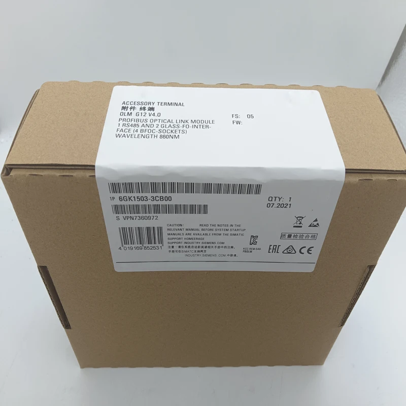 

6GK1503-3CB00 Совершенно новый оригинальный оптический модуль звена OLM
