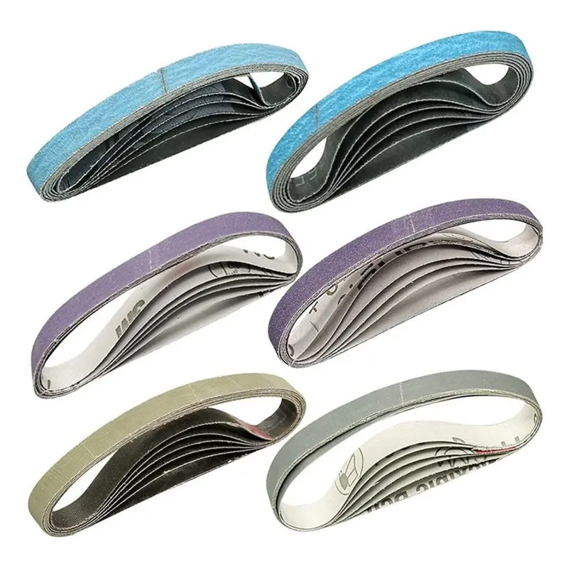 ABGH-40 Pcs 1/2 X 12 Inch Knife Sharpener Sanding Belts Replacement Kit For Work Sharp WSCMB Combo, 80-5000 Grits