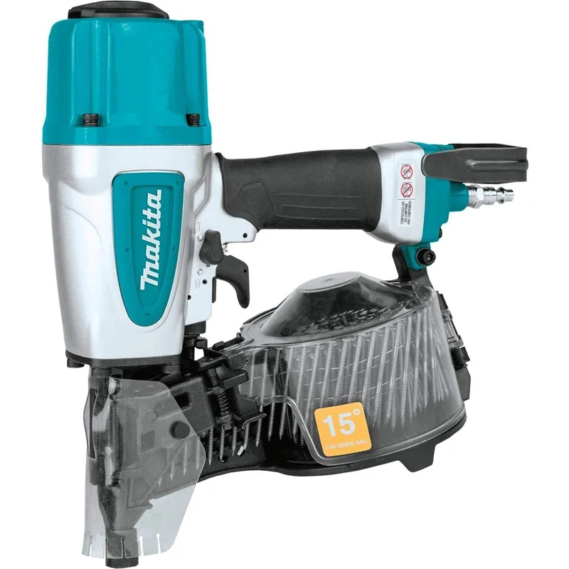 

Makita AN613 Pneumatic 15° 2-1/2" Siding Coil Nailer