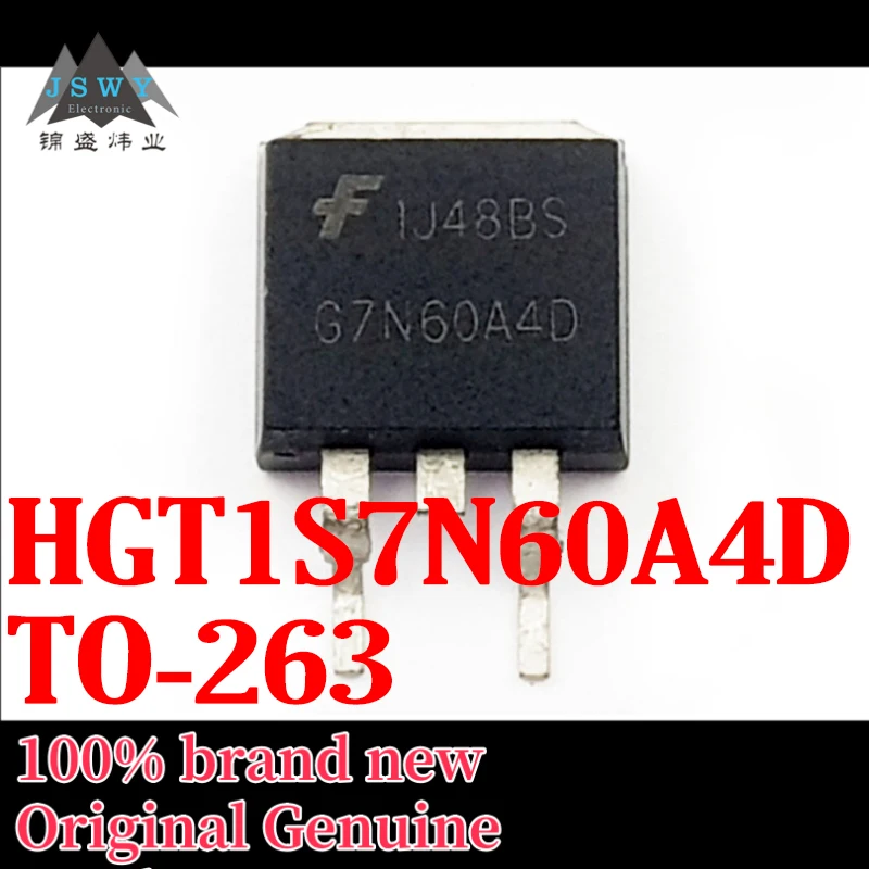 

(5/50 pcs) HGT1S7N60A4D HGT1S7N60A4 Silk-Screen G7N60A4D TO-263 Integrated Circuit IC In Stock Free Shipping