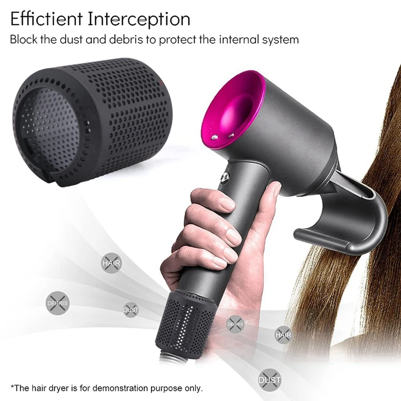 2X Hair Dryer Filter Mesh Replacement For Dyson Supersonic HD01 HD03 HD08 Models, Hair Dryer Outer Filter Cage Part C