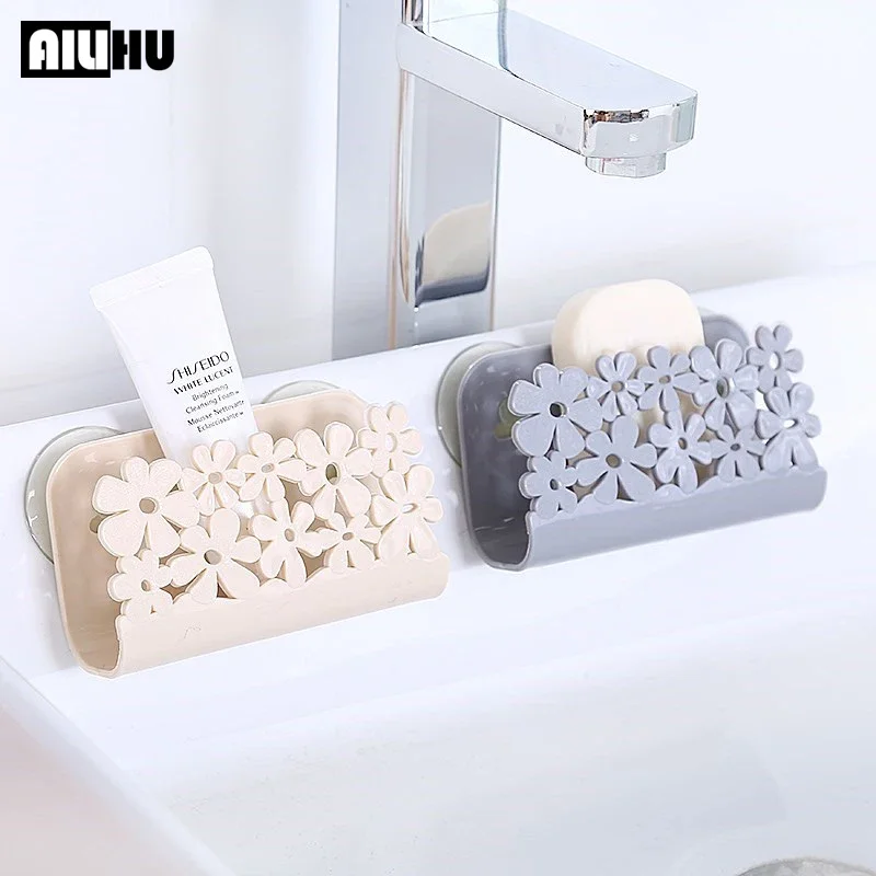 Kitchen Gadgets Sink Suction Bathroom Sponges Holder Creative Multi-purpose Soap Storage Tools Convenient Kitchen Accessories