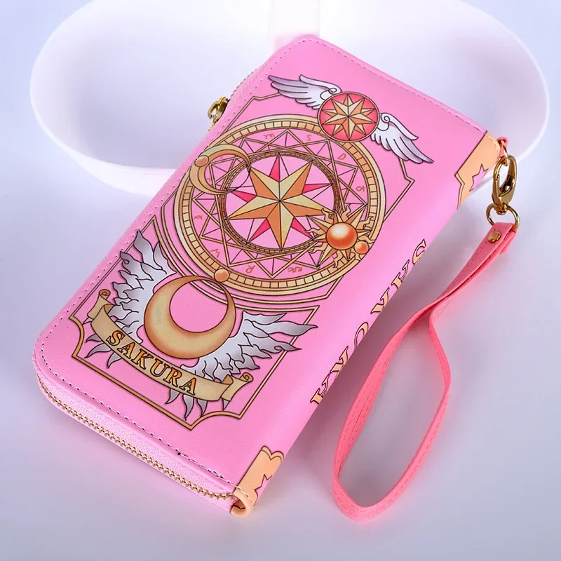 Anime Cardcaptor Sakura Clow Card wallet Model KINOMOTO SAKURA Card captor Sakura Cards Tarot coin purse Gift