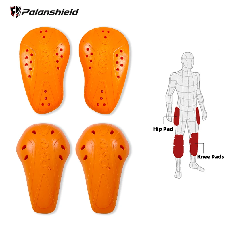 

CE Certified Moto Jeans Knee Pads crotch Pants Insert Hip Protectors Motorcycle Trousers Protective Inside Gear Knee Guard
