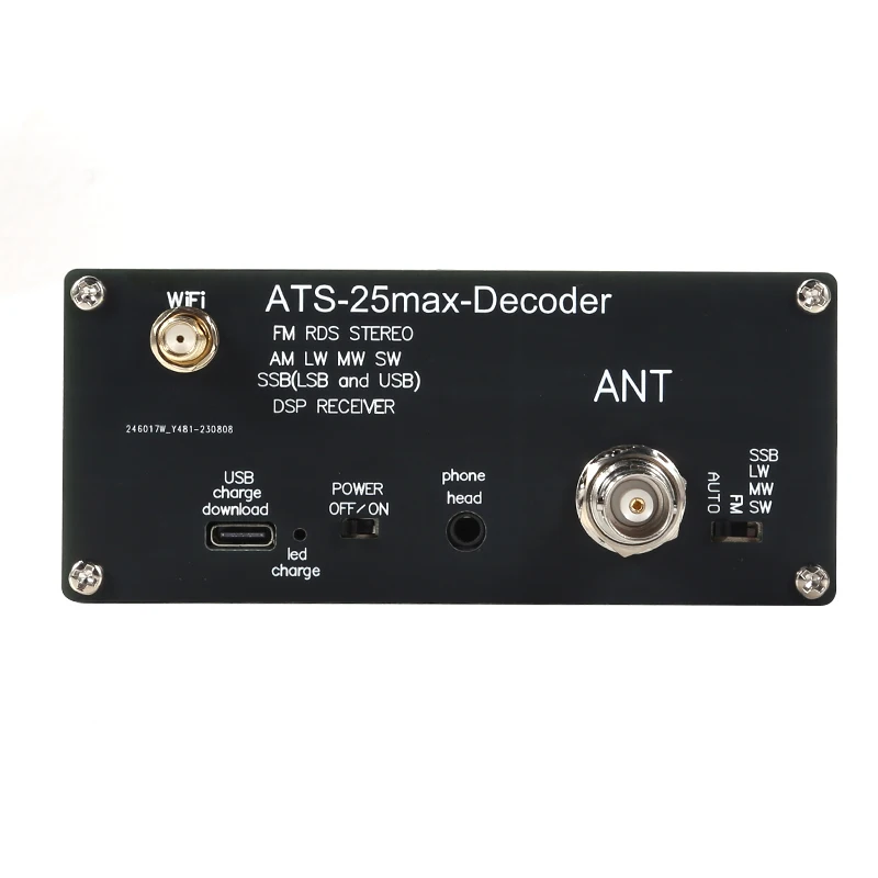 公式登録コード ATS25 最大デコーダー Si4732 フルバンドラジオ受信機