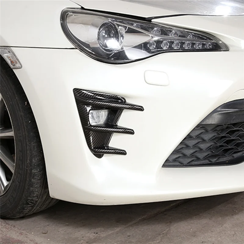 

Fog Light Grille Cover Front Bumper Bezel For Toyota 86 FT86 GT86 ZN6 2016-2020 Black-T61C