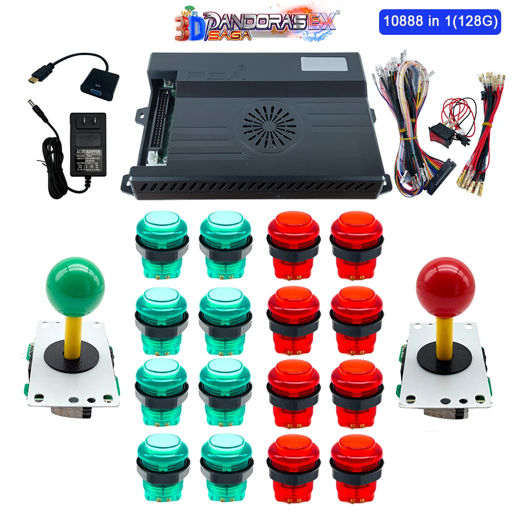3D WiFi Arcade Game Console 10888 Games EX2 Box