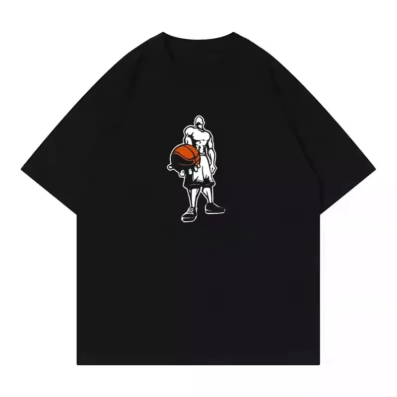 2025 Street Classic Basketball Retro Professor Hotsauce Bone Street Ball American Loose Crew Neck Women Short Sleeve T-shirt