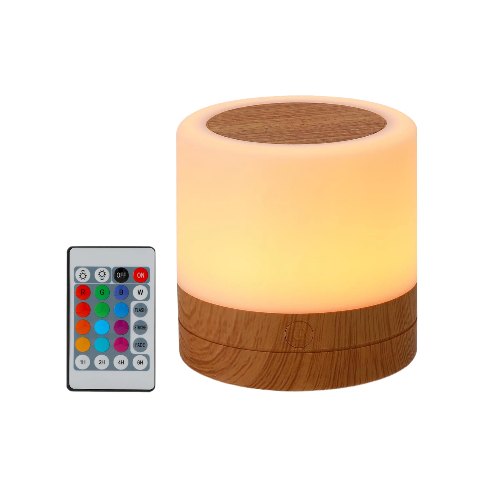 Bedside Table Mood Light Charging Color Changing LED Lamp Table Lamps Dimming Portable Camping Light