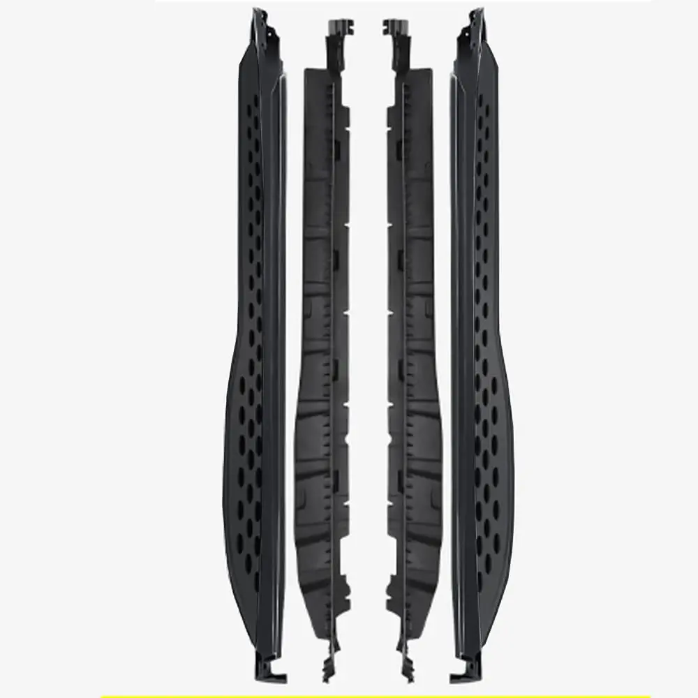 FTAPACCE 2PCS Side Steps Running Boards Nerf Bars Side Pedals Fits for Mercedes Benz GLC 300 X254 2023 2024 Aluminum Black