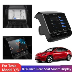8.66 Inch Rear Display for Tesla Model 3 2017-2023 Model Y 2017-2025 4G+64G Rear Entertainment WIFI Display Car Accessories