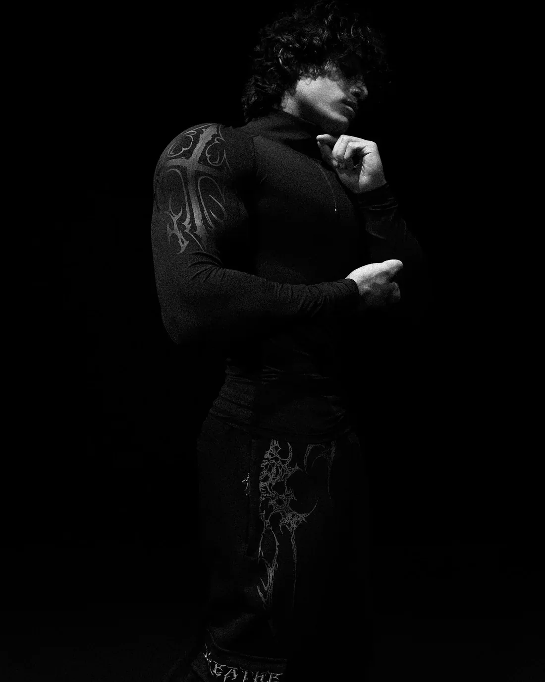 ​​Best Workout Shirt For Men - Quarter Zip Long Sleeve Moisture Wicking Slim Fit Athletic Top For Bodybuilding & Exercise​​ view 4