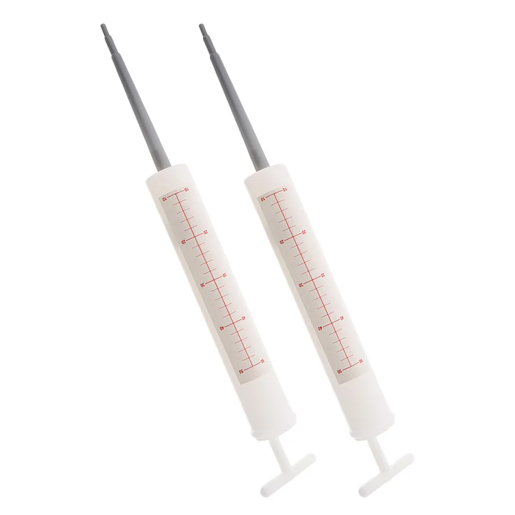 

2Pcs Giant Fake Syringe Prop Realistic Doctor Nurse Injector for Cosplay Carnival Halloween Party Decorations Photo Booth Props
