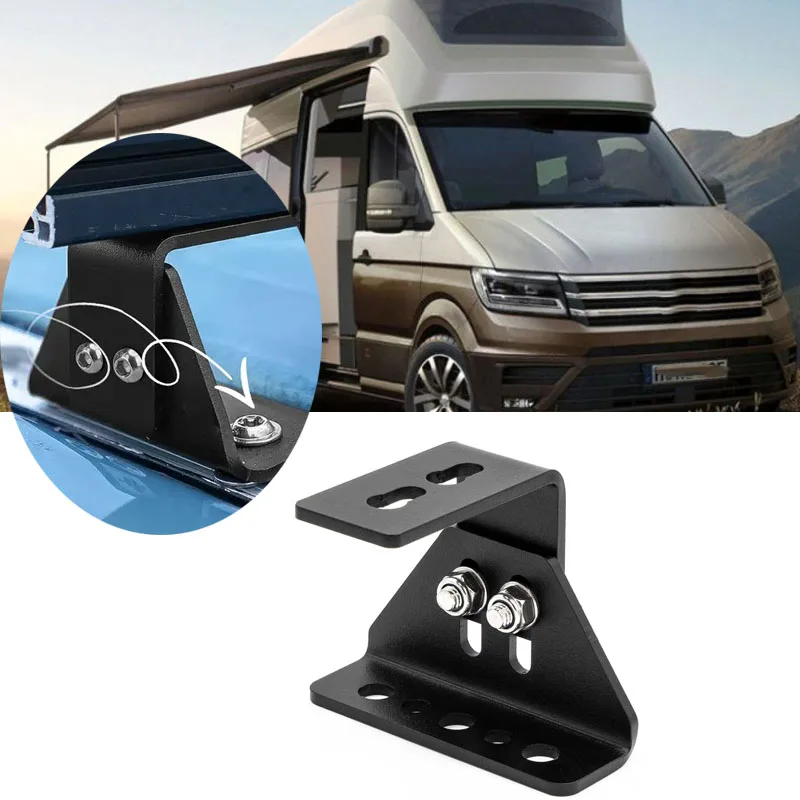 Roof Rack RV Camper Adjustable Roof Rack For VW T5 T6 T6.1 Roof Rail Extension Foot Mounting Bracket Retaining Angle Airline