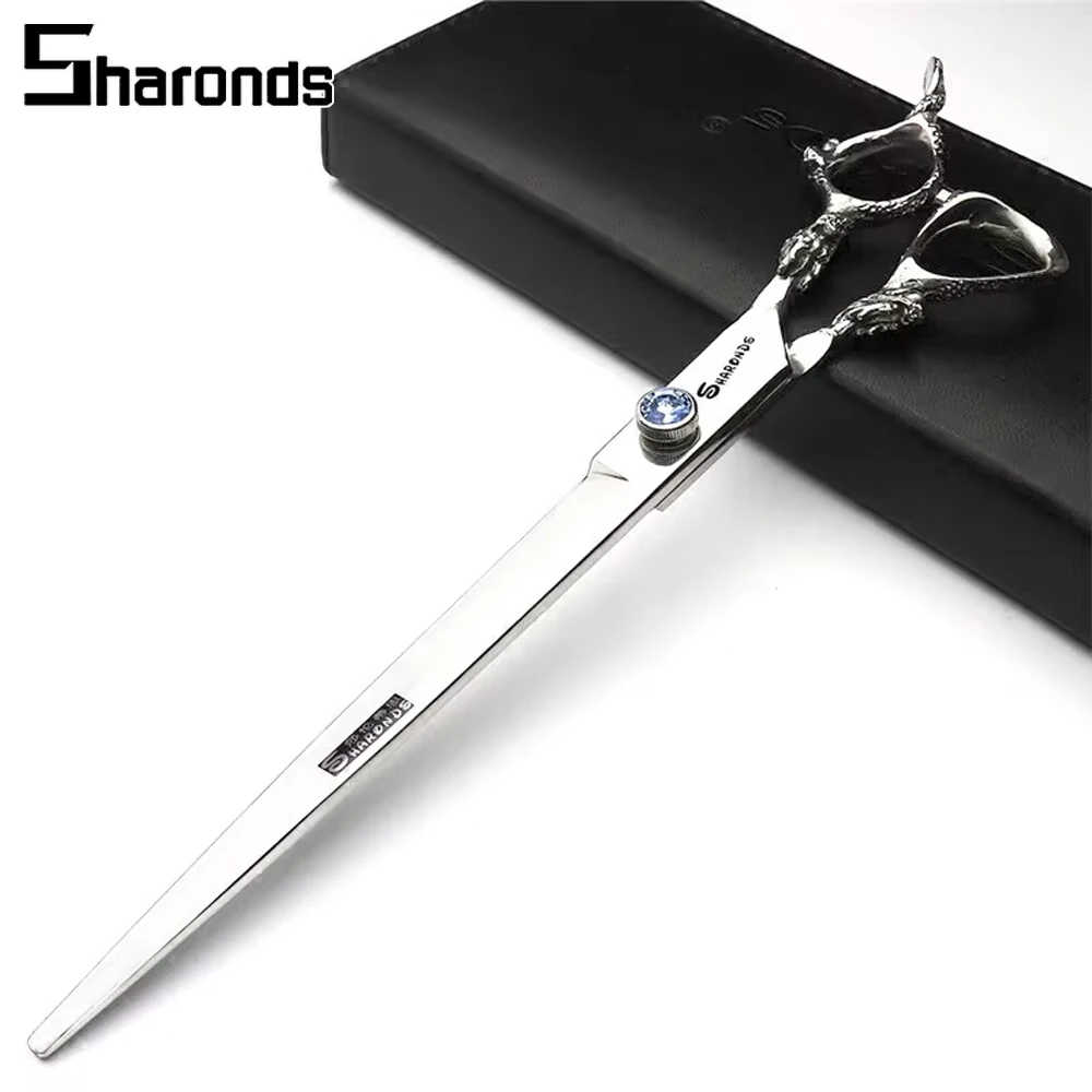5.5/6/7/8/9 Inch Japanese 440C Professional Barber Shop Hair Scissors Cutting Thinning Scissors Straight Cliper Barber Haircuts