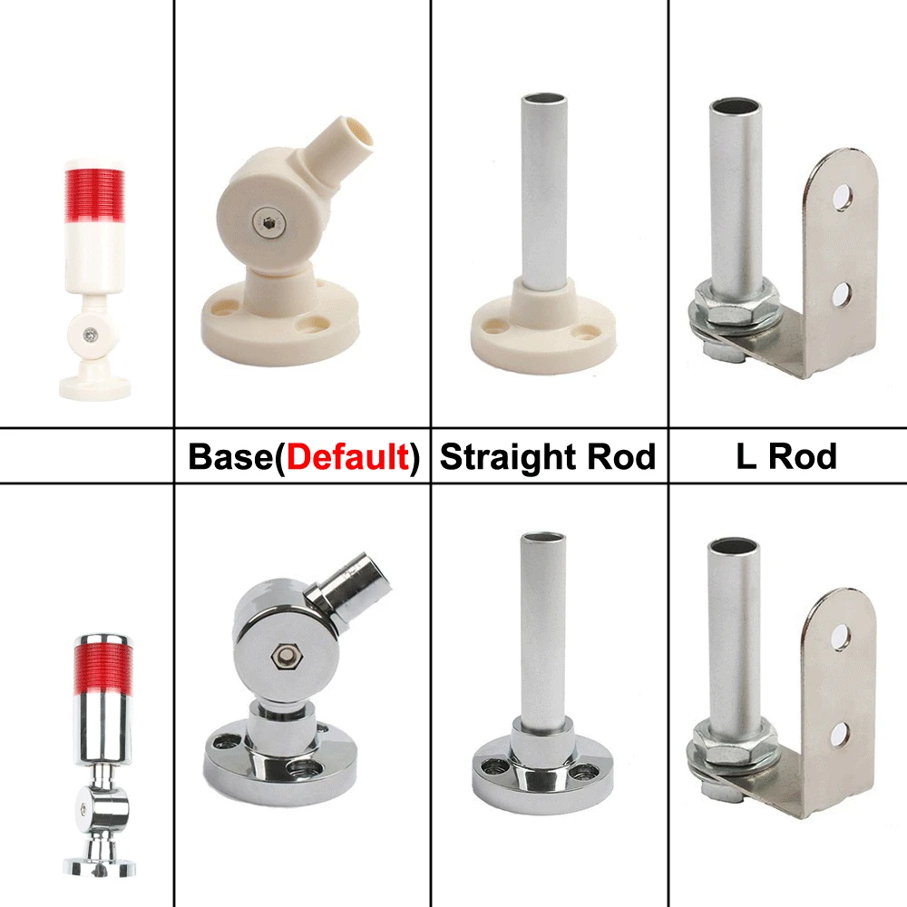 Industrial Signal Alarm lamp warning Tower stack light For CNC machine 12-24V 110-220V with buzzer Flash Caution LED 3 layer RGY