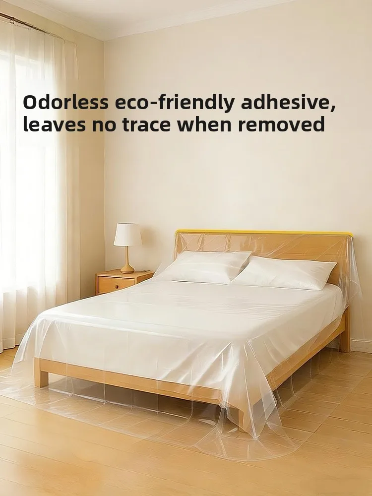 Removable Universal Dust Cover Film Furniture Protection Cover Modern Minimalist Style Home Decor Dustproof Cover Sheet