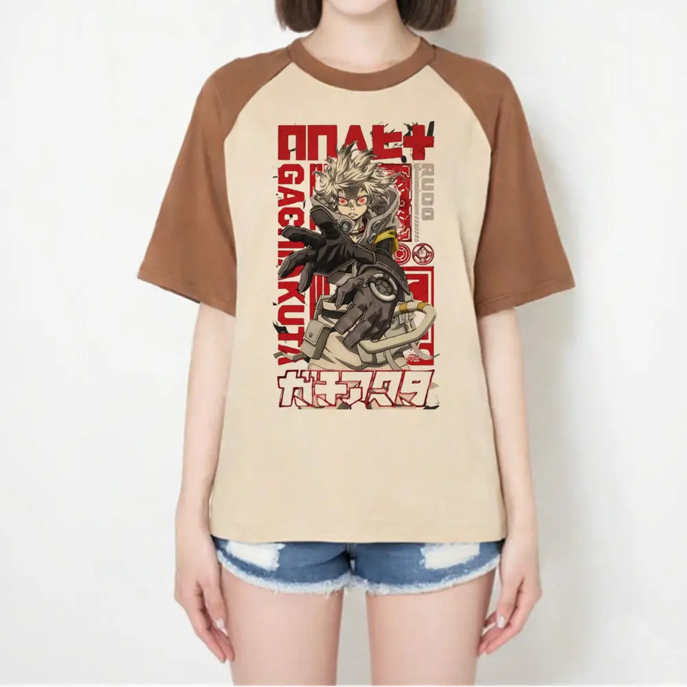 

Gachiakuta полурубашка для подростков в стиле хип-хоп, психоделический ретро-панк, женские футболки 2000-х годов, готика, Y2k, 2000-е, цифровые