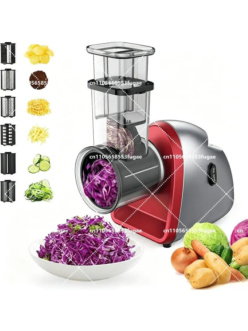 Electric Vegetable Cutter Shredded Cheese Grater Potato Slicer Automatic Chopper Multi-Functional Kitchen Gadget