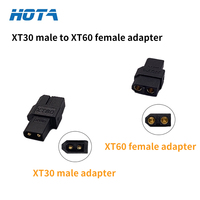 1Pcs HOTA XT30 to XT60 Plug Male Female Adapter Converter for FPV Drone RC Lipo NiMH Battery Charger ESC Parallel Plug Connector