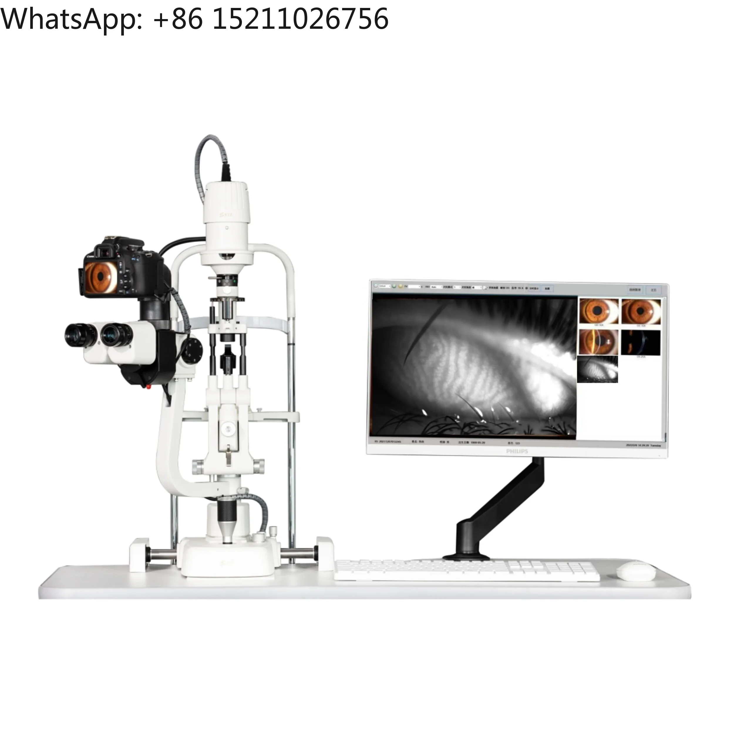 SL-3S Slit Lamp Professional Ophthalmic Equipment Eye Digital Imaging System Cheap Price of Slit Lamp