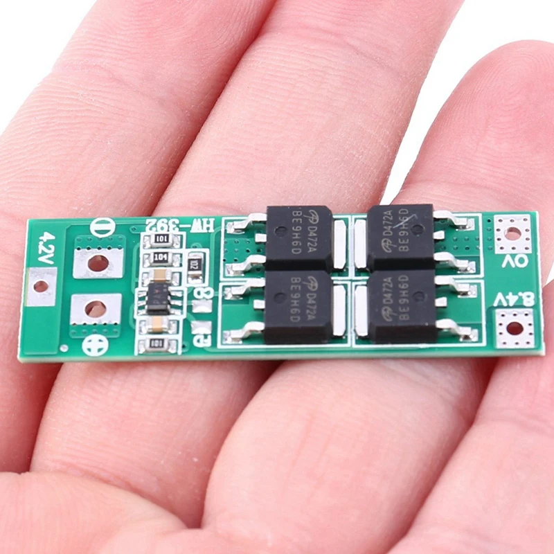 2S 20A 7.4V 8.4V 18650 Lithium Battery Protection Board BMS Board Standard Version Battery Protection Board