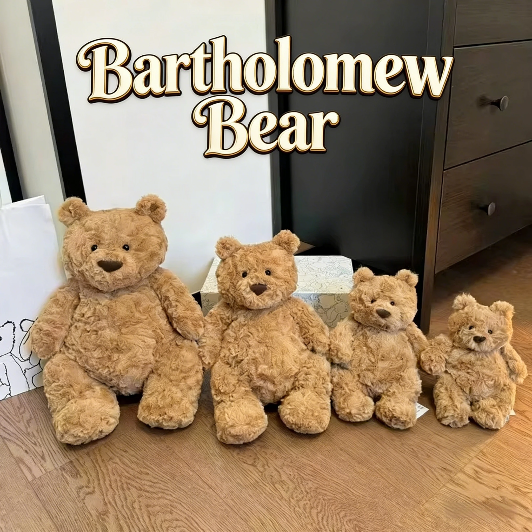 

【В наличии】JC плюшевая игрушка, мягкая милая кукла-медведь барфолома, мультиразмерная кукла-медведь, украшение для дома, спальня-компаньон