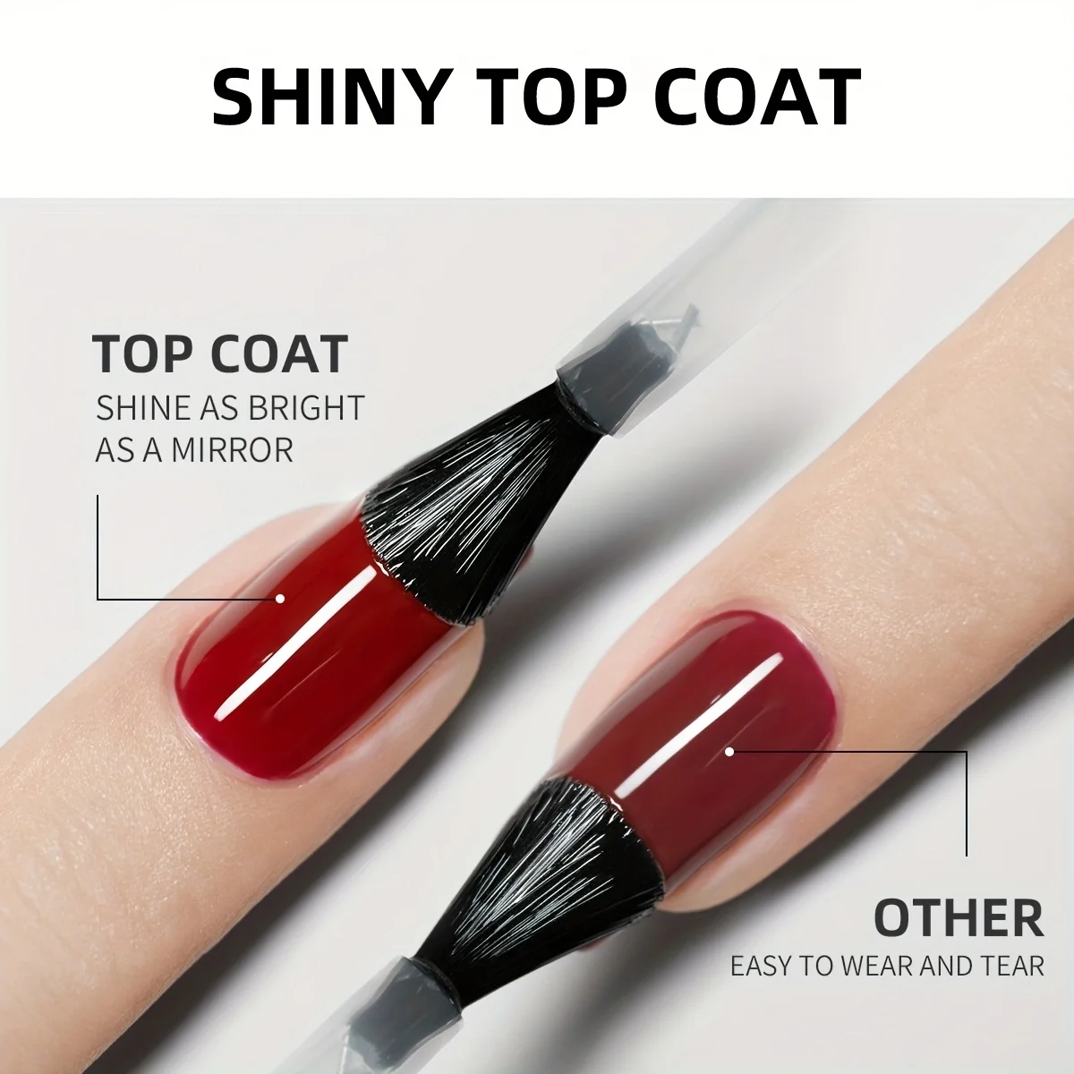 XE powder bottle seal layer-----wash-free functional glue seal layer super bright, durable, scratch-resistant and wear-resistant