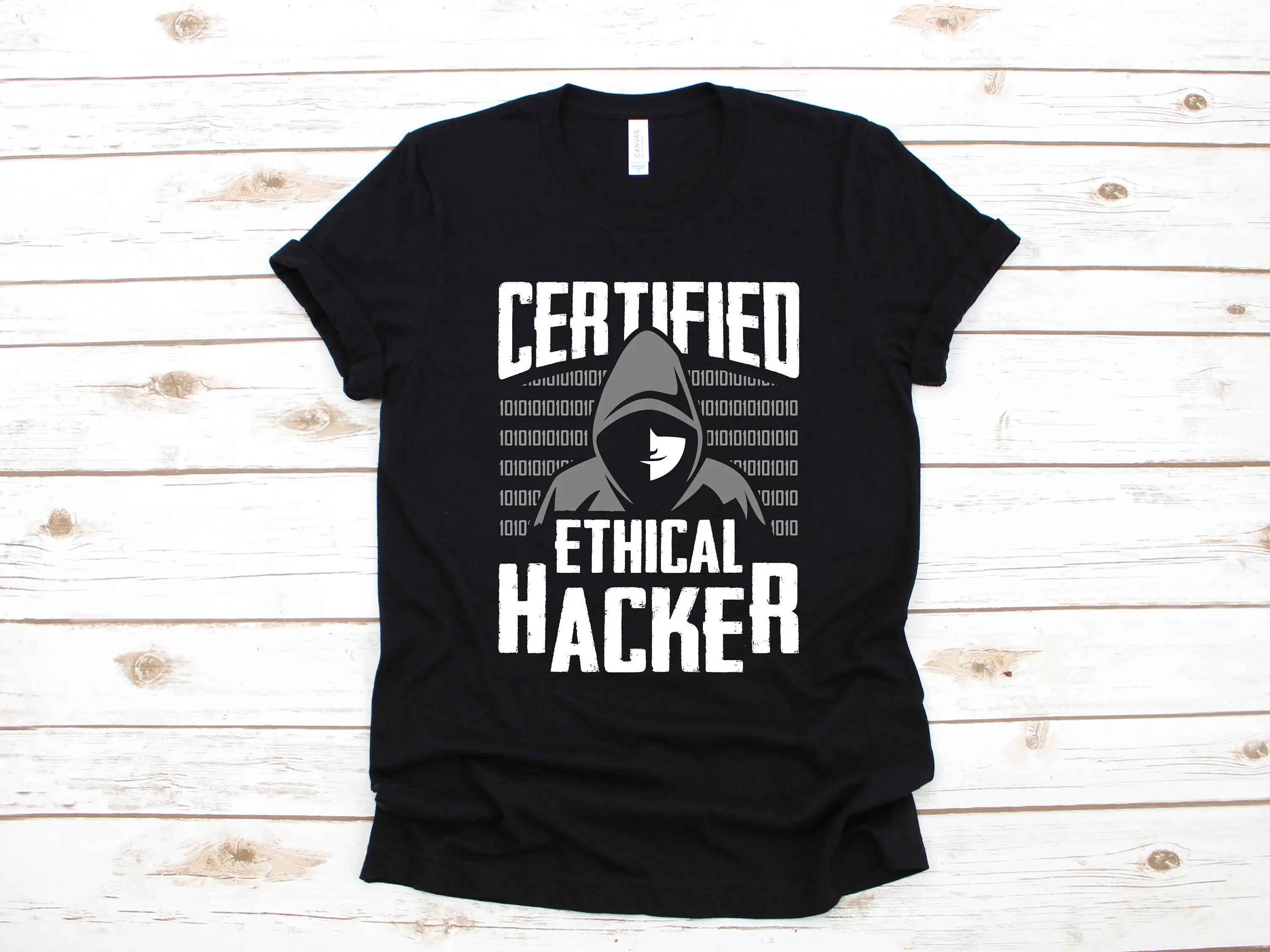 Certified Ethical Hacker T Shirt Coder SweaT Long Sleeve