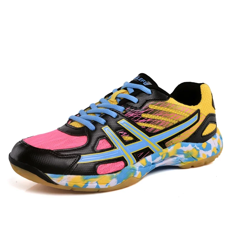 Zapatillas de voleibol transpirables para hombre y mujer, zapatos de bádminton ligeros, resistentes al desgaste, Unisex