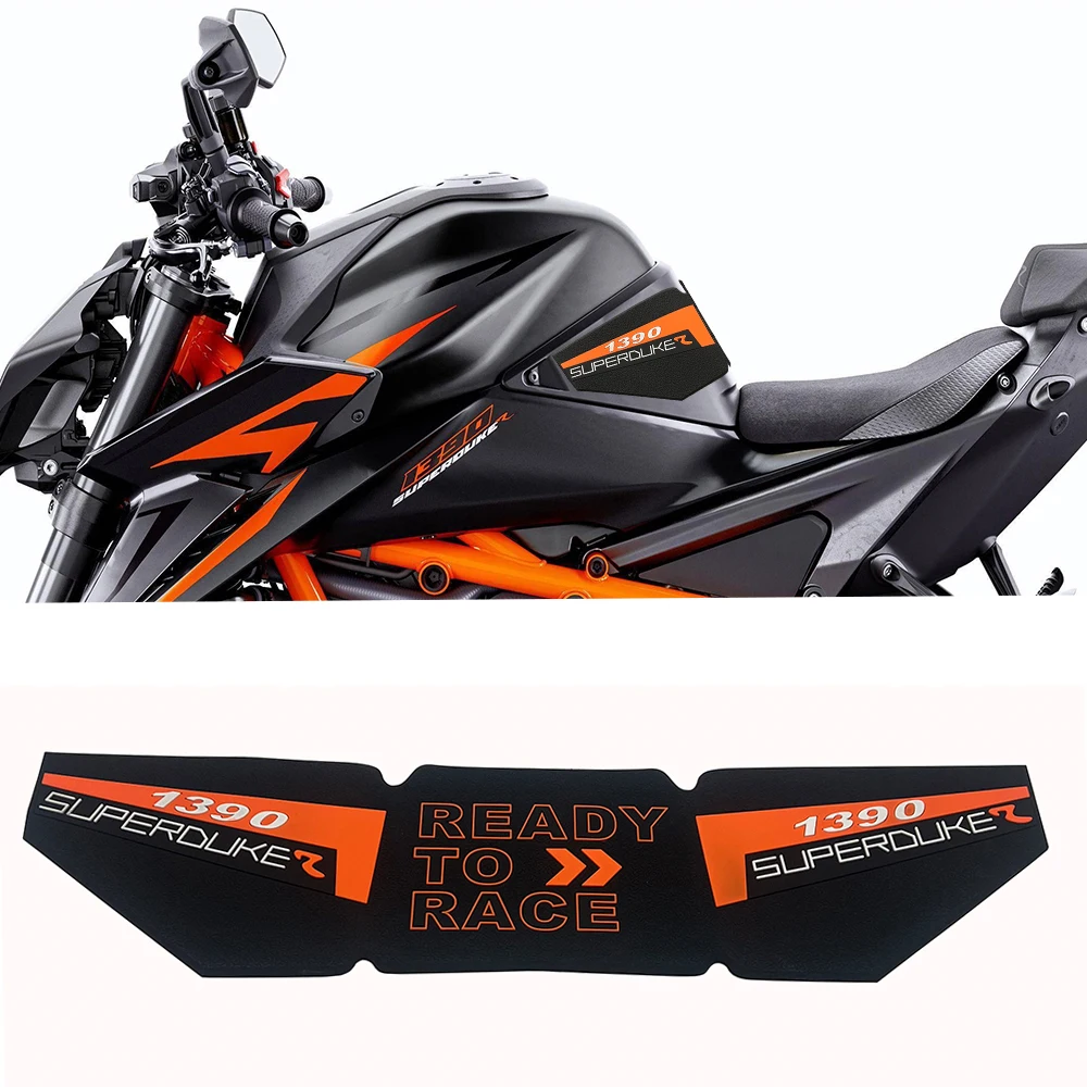 

2024 for 1390 Super Duke R 2024 fuel tank stick Motorcycle accessories fuel tank traction pads anti-slip stickers fuel tank kne