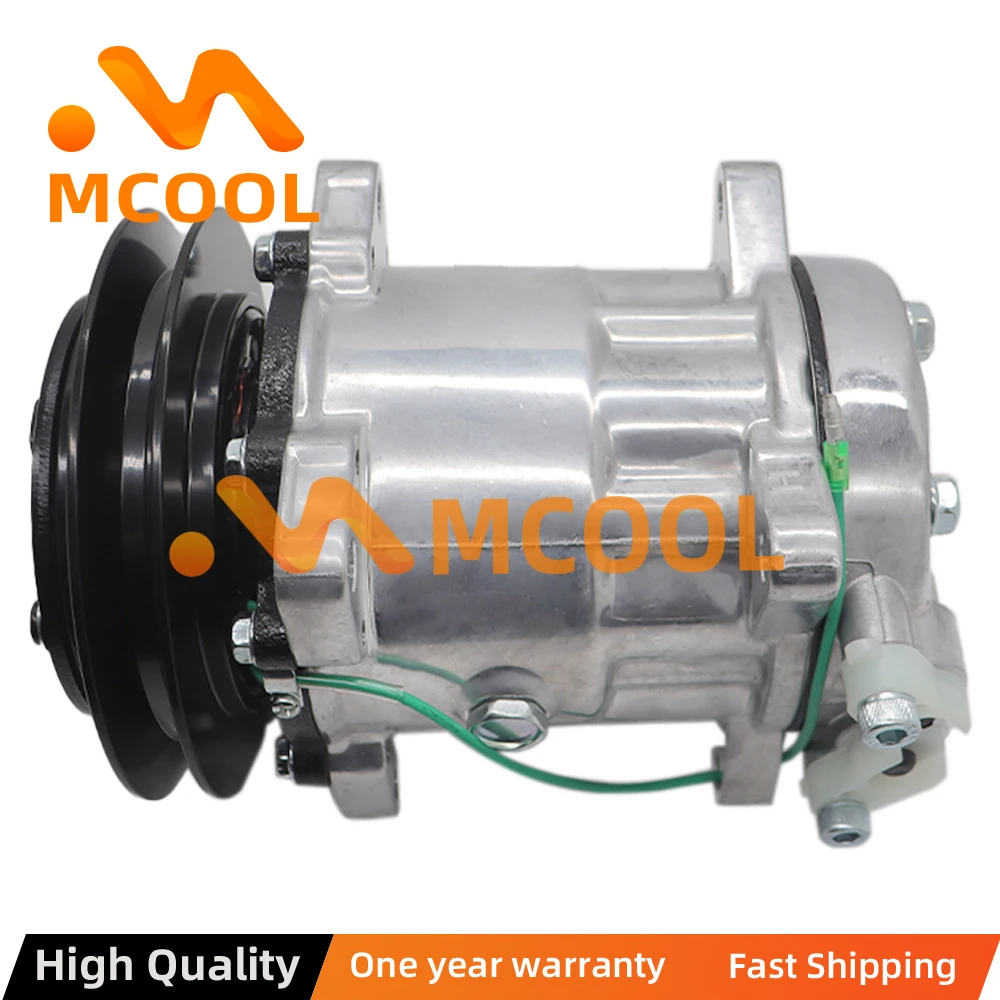 Car SD7H15 AC Compressor For Mitsubishi Kobelco Kato Komatus Fuso 7120-8019 71208019 Air Conditioning System