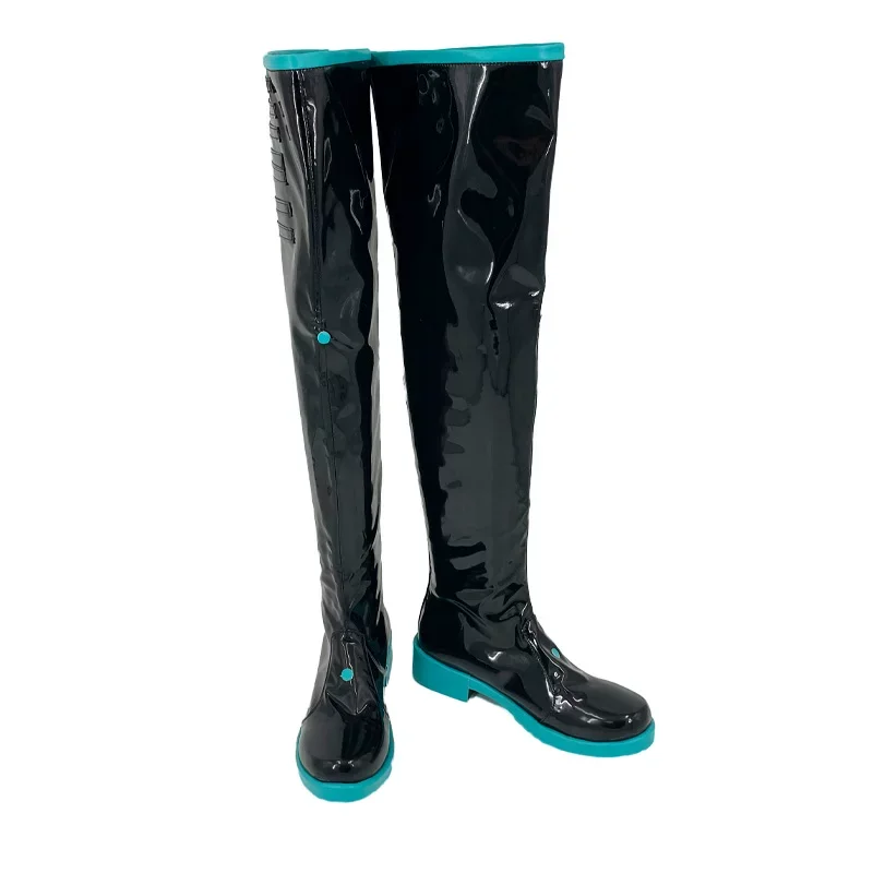 chaussures-de-cosplay-pour-femmes-anime-miku-kasane-teto-bottes-sur-mesure-len-rin-cos
