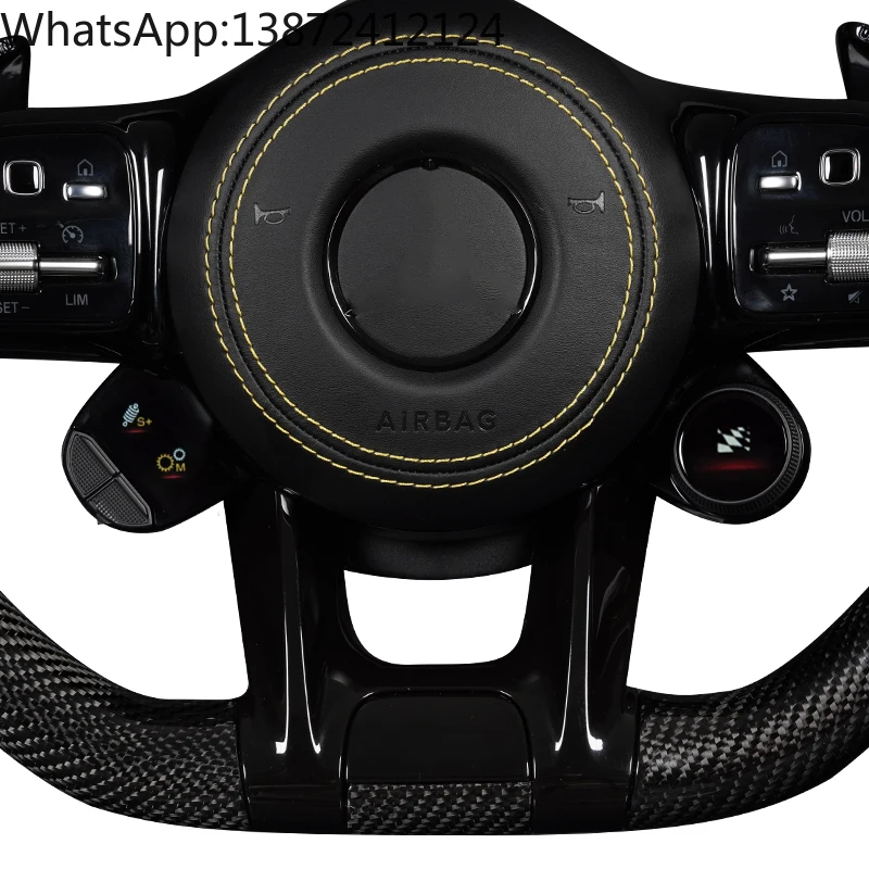 

Suitable for Mercedes-Benz Steering Wheel OLED Knob Car Modification Upgrade Accessories C217 W211 S63 C63 GLA45 C43 SLC AMG G63