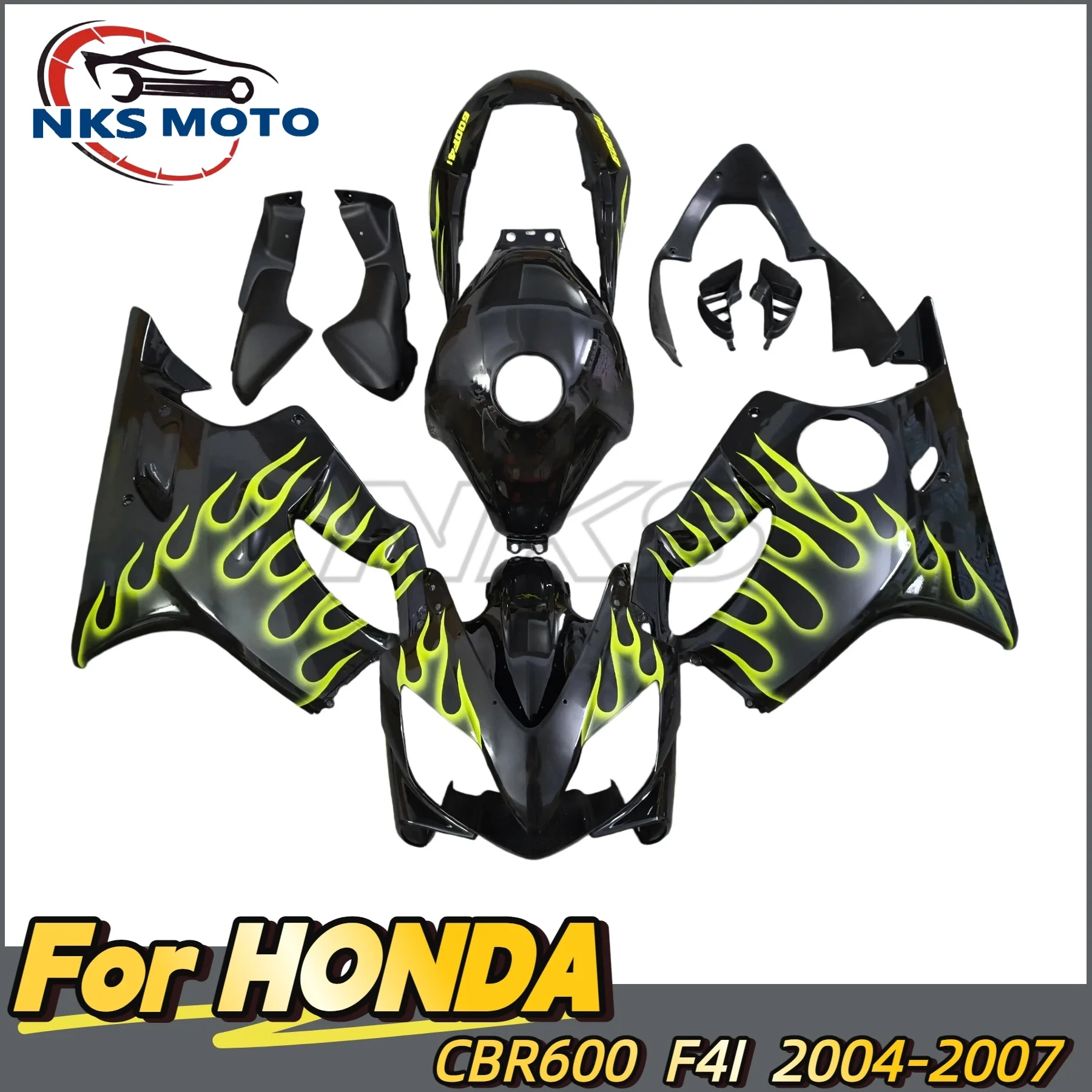 

Motorcycle Fairing Kit ABS Plastic Body Injection Fairings Bodykits For HONDA CBR 600 CBR600 CBR600F F4I 2004 2005 2006 2007