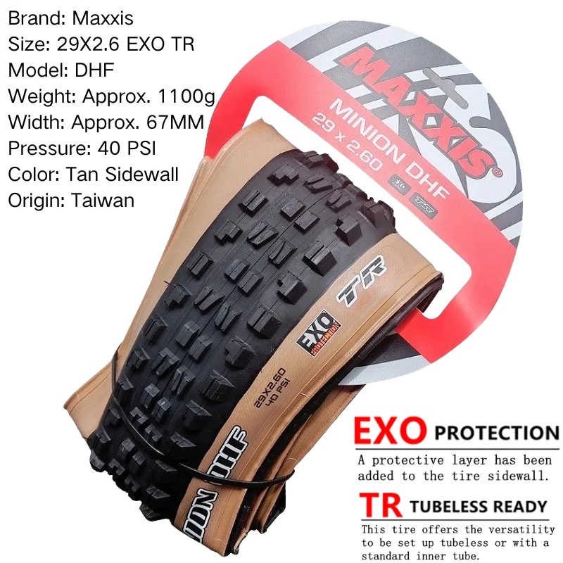Maxxis ミニオン DHF (M301Ru) 26x2.3 27.5x2.3/2.5/2.8 29x2.3/2.5