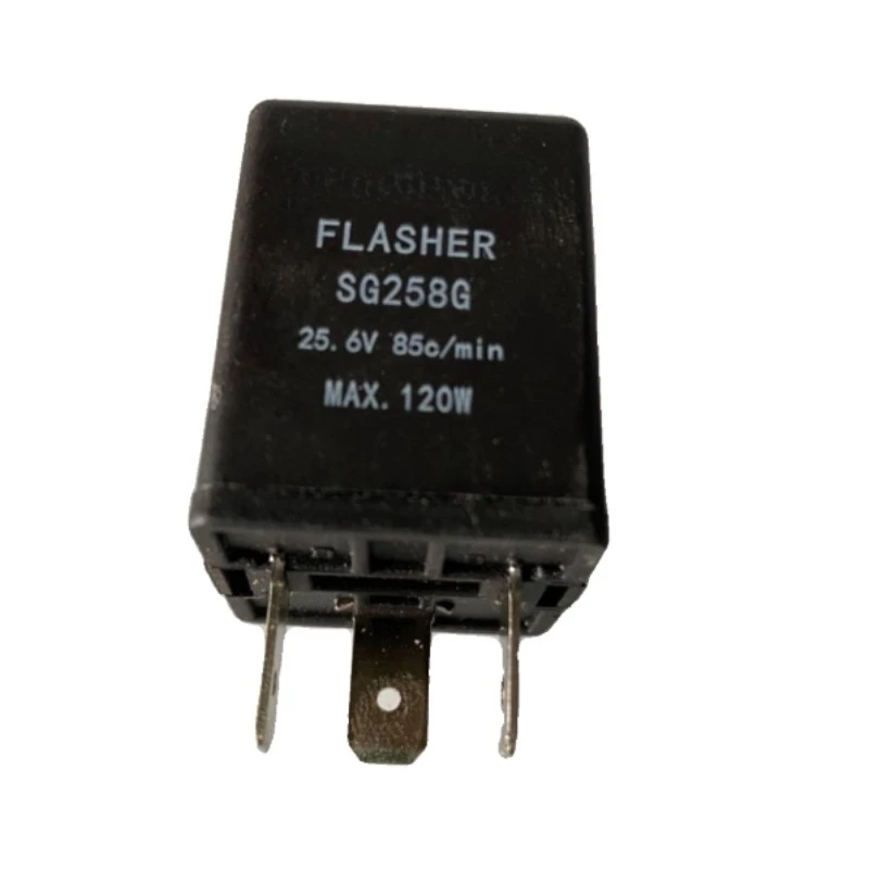 Turn Signal Flasher 24V 3-Pin Relay for Foton Lovol Oubao 12V Tractor Parts