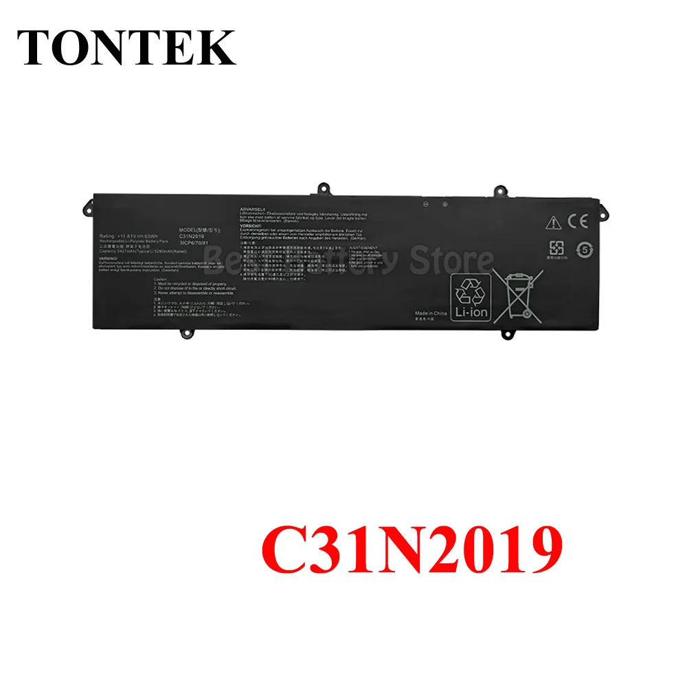 C31N2019 C31N2019-1 Laptop Battery For ASUS VivoBook Pro 14X OLED M7400 15 OLED M3500 M3500QC-L1062T M3500QC-L1079T