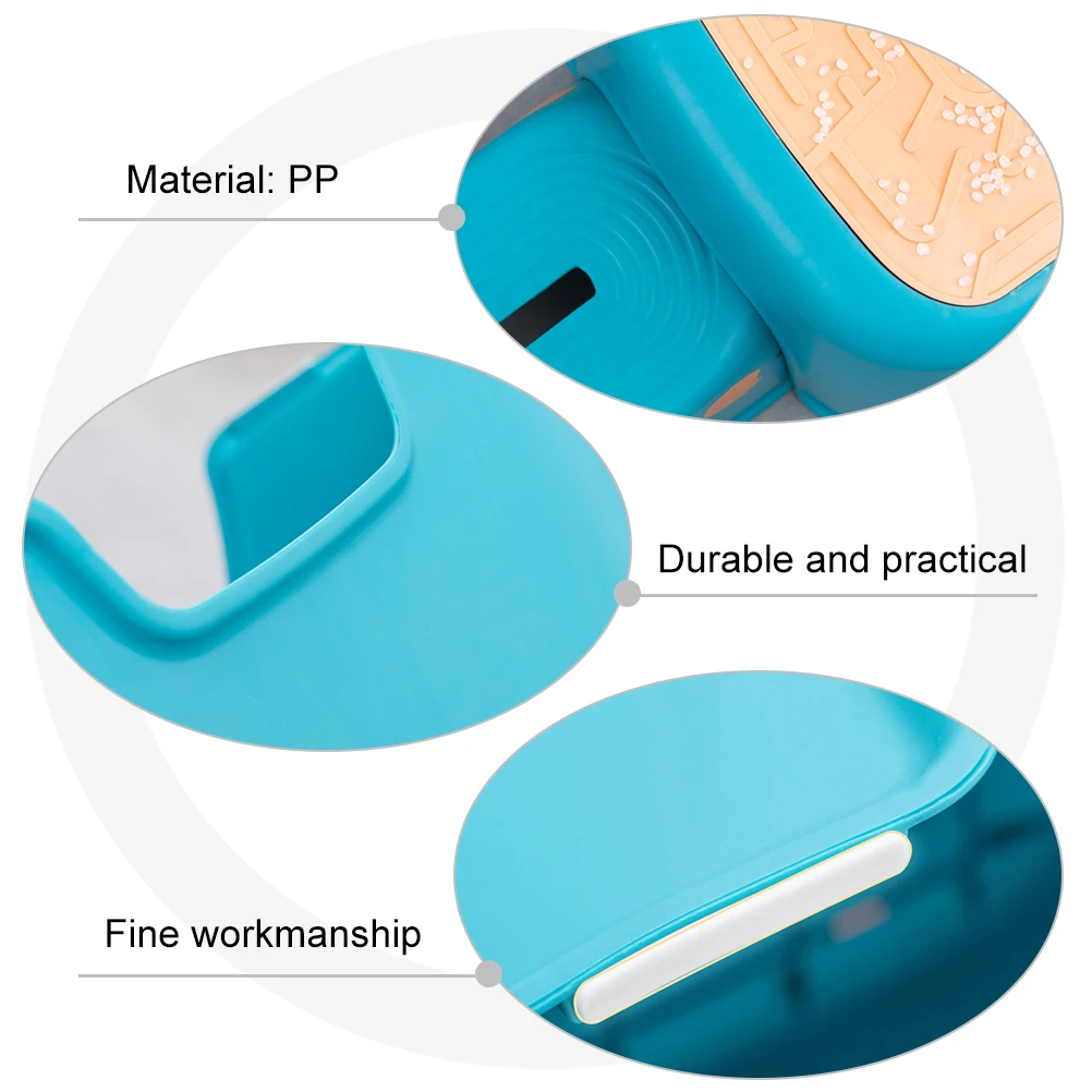 

AntiSlip Foot Stool Child Step Toddler Kids Stools PP Material Lightweight Bright Color For Kitchen