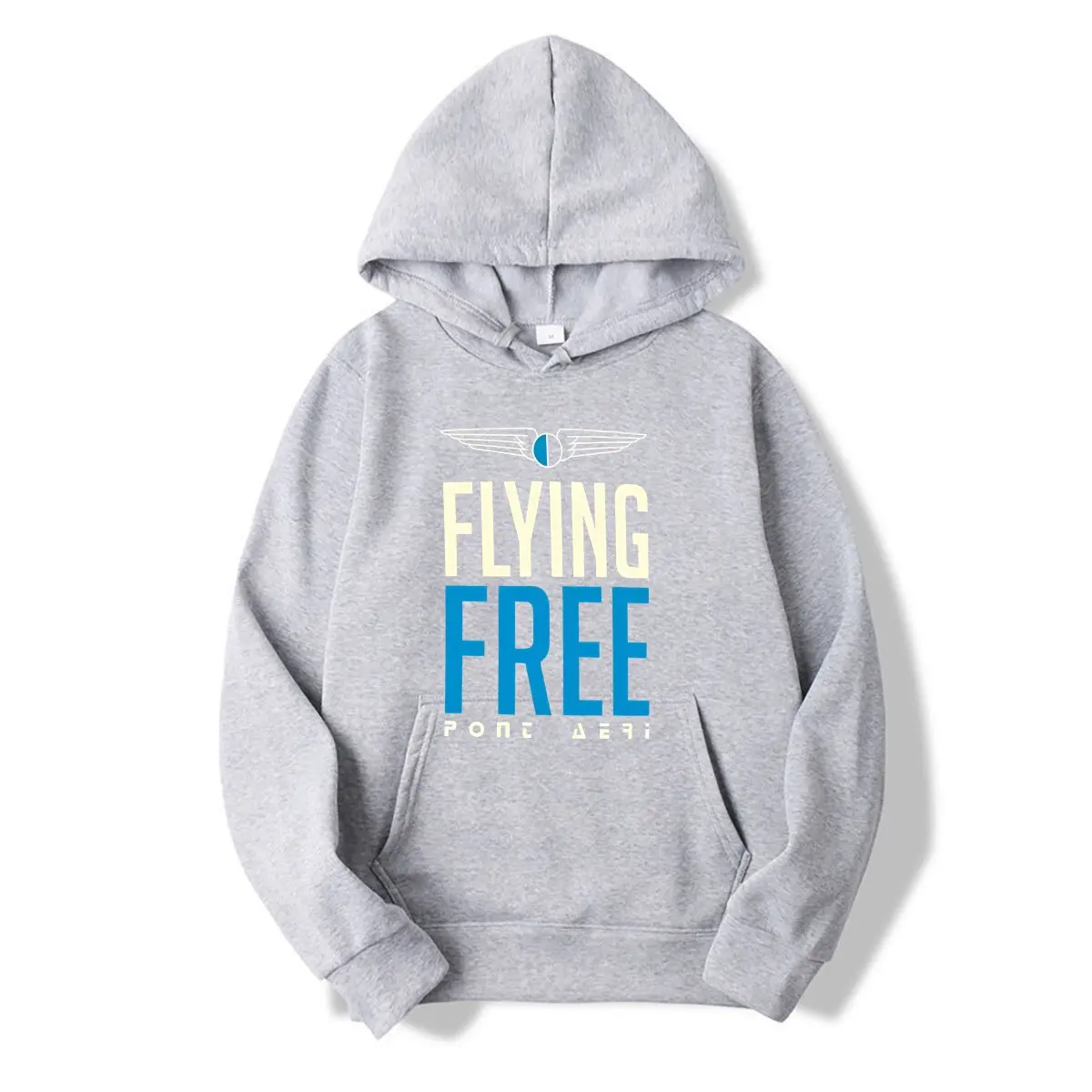 Flying Free Pont Aeri Hoodie Unisex Aesthetic Clothes Oversized Men Workout Sweatshirt Casual Long Sleeve Pullover Streetwear