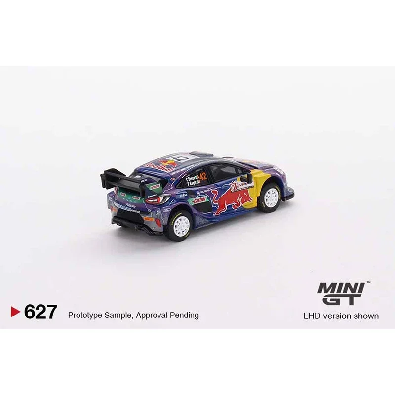 MINIGT 627 1:64 Fiesta Rally WRT 2022 M Sport Diecast Car Model Toys