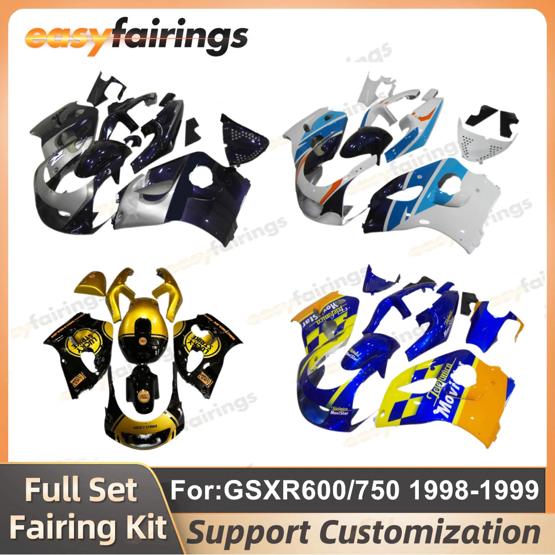 

Motorcycle full Fairing Kit fit for SUZUKI GSXR600 GSXR750 gsx600r gsx750r GSXR 600 750 1998 1999 98 99 Fairings kits zxmt