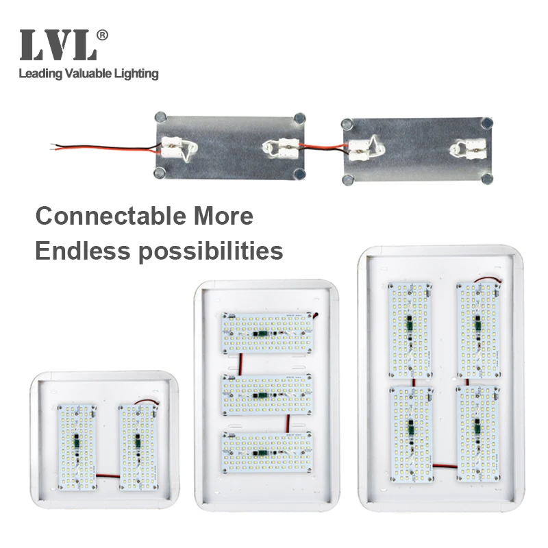 Led Chip Input 220V 230V 240V 4000K 6000K SMD2835 10W 18W 25W 40W Retrofit lampada da soffitto sorgente magnetica installazione scheda luminosa