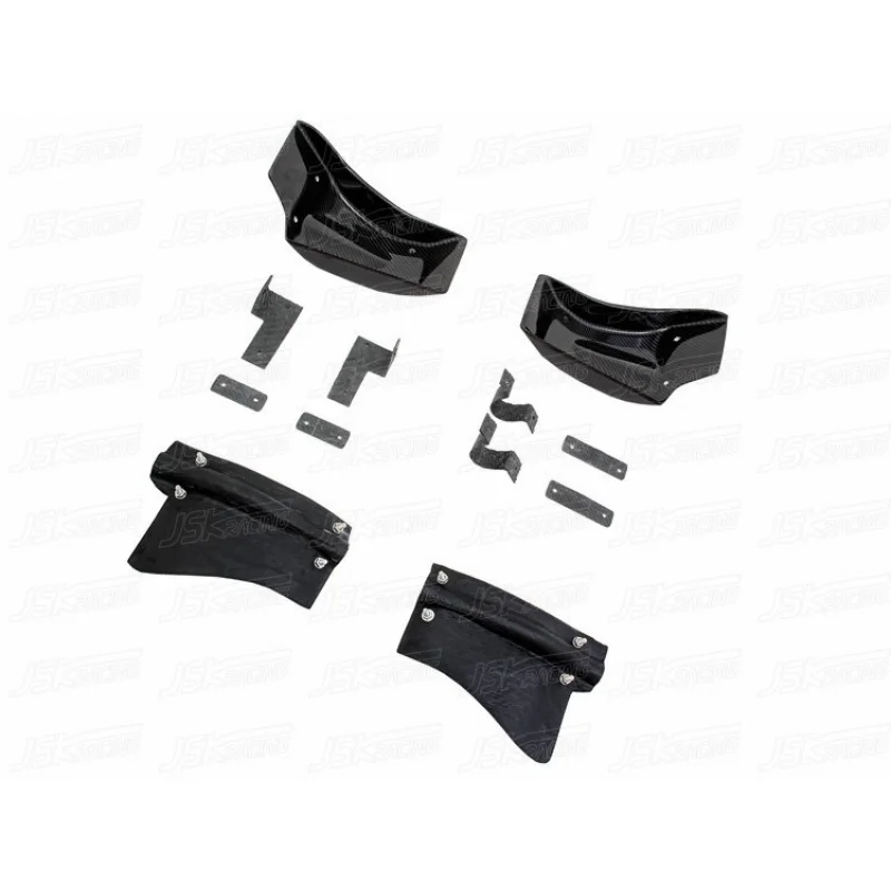 CARBON FIBER FRONT TRACK SPEC AIR BRAKE GUIDES For 2008-2016 NISSAN GTR R35