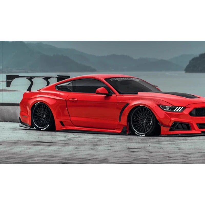 For Ford Mustang 2015+ GT Robots Style Carbon Fiber Car Rear Trunk Spoiler Rear Wing Tail Wing Parts Upgrade Body kit