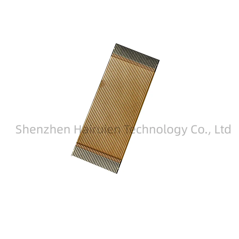 Yellow flat wire with 0.5 spacing FPC/FPC plug-in connection wire, 12PIN flexible circuit board length optional