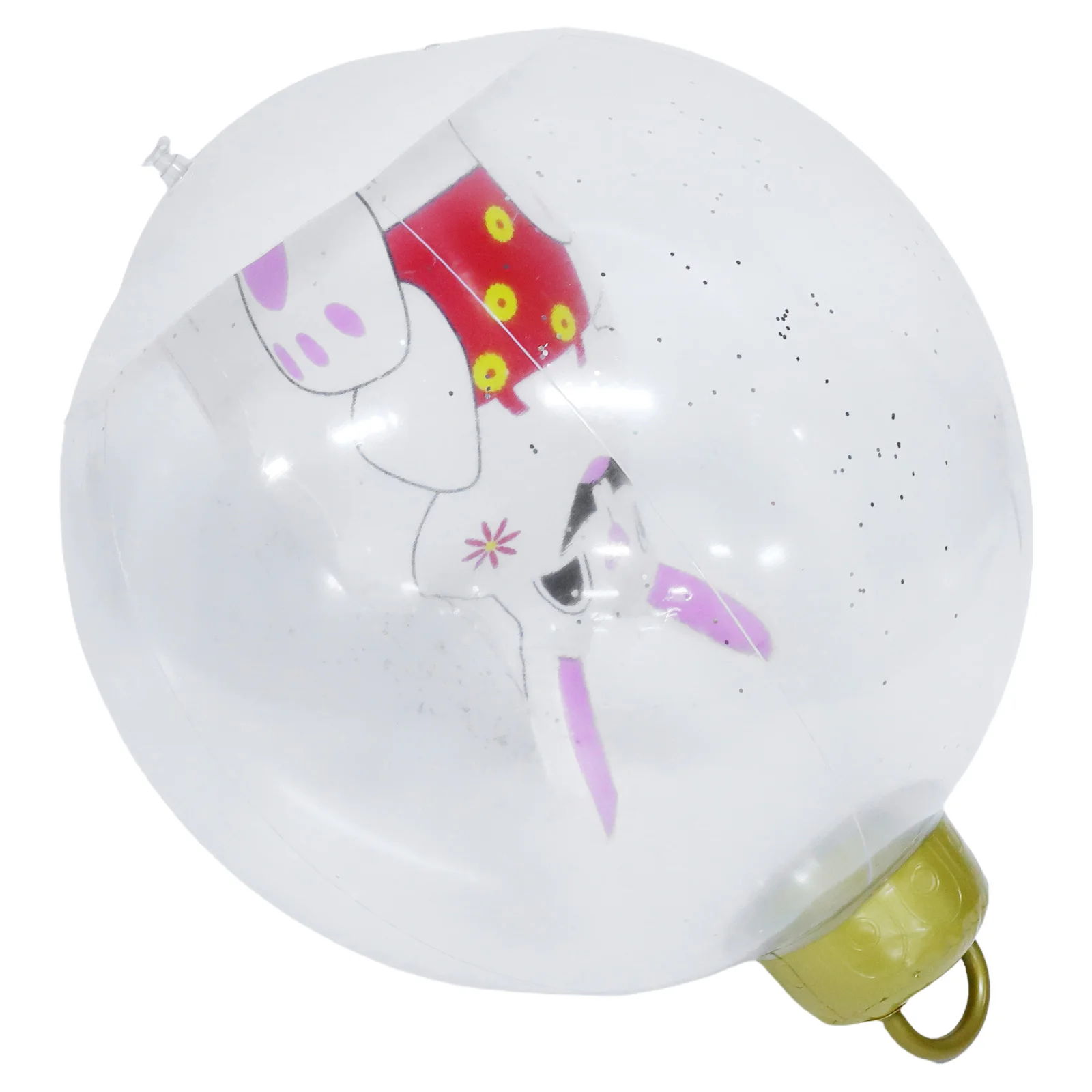 

Inflatable Rabbit Ball Easter Decorations PVC Outdoor Party Courtyard Garden Blow Up Decoration for Holiday Event